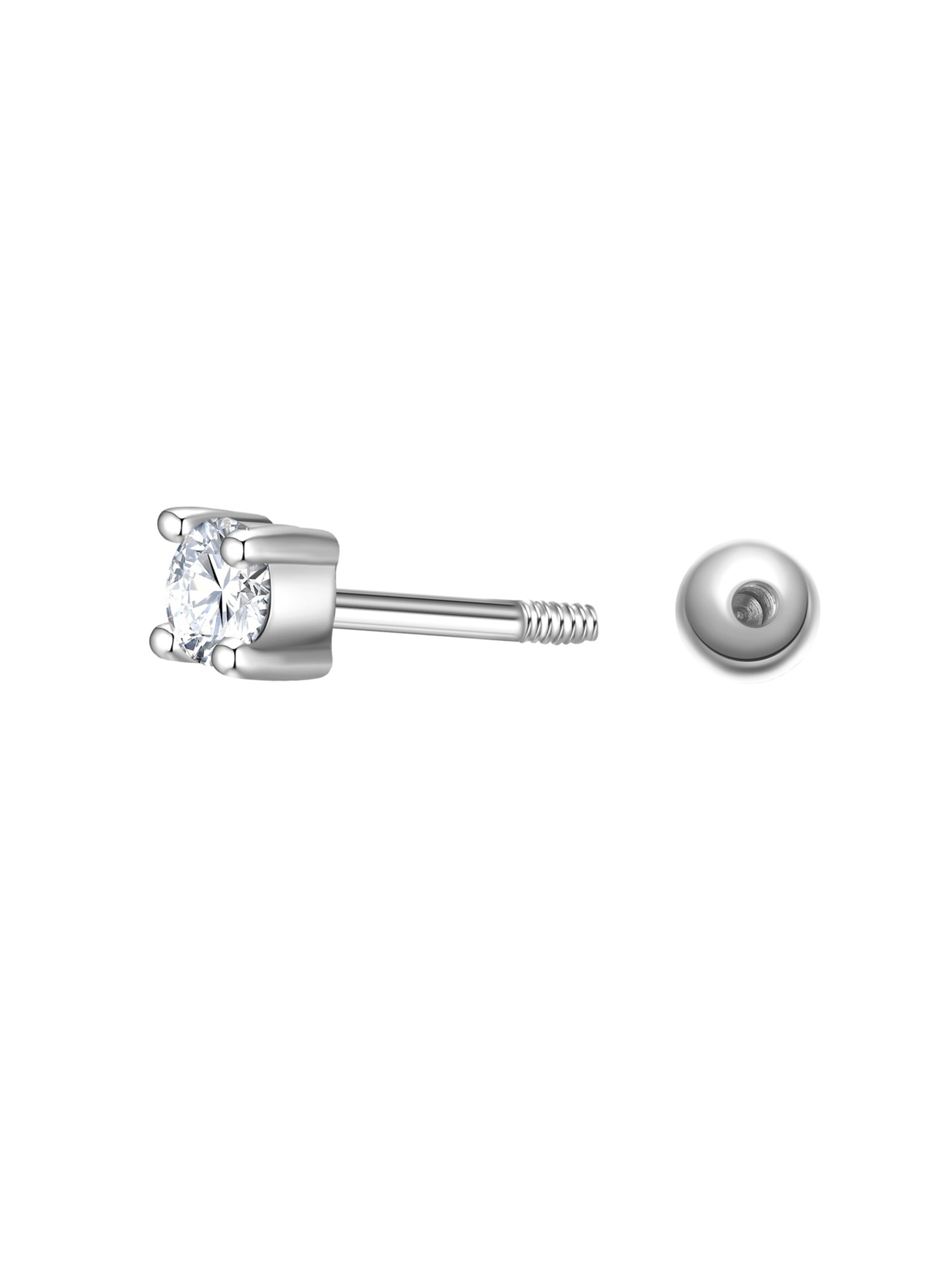 Bijou piercing Glanzstücke München en argent