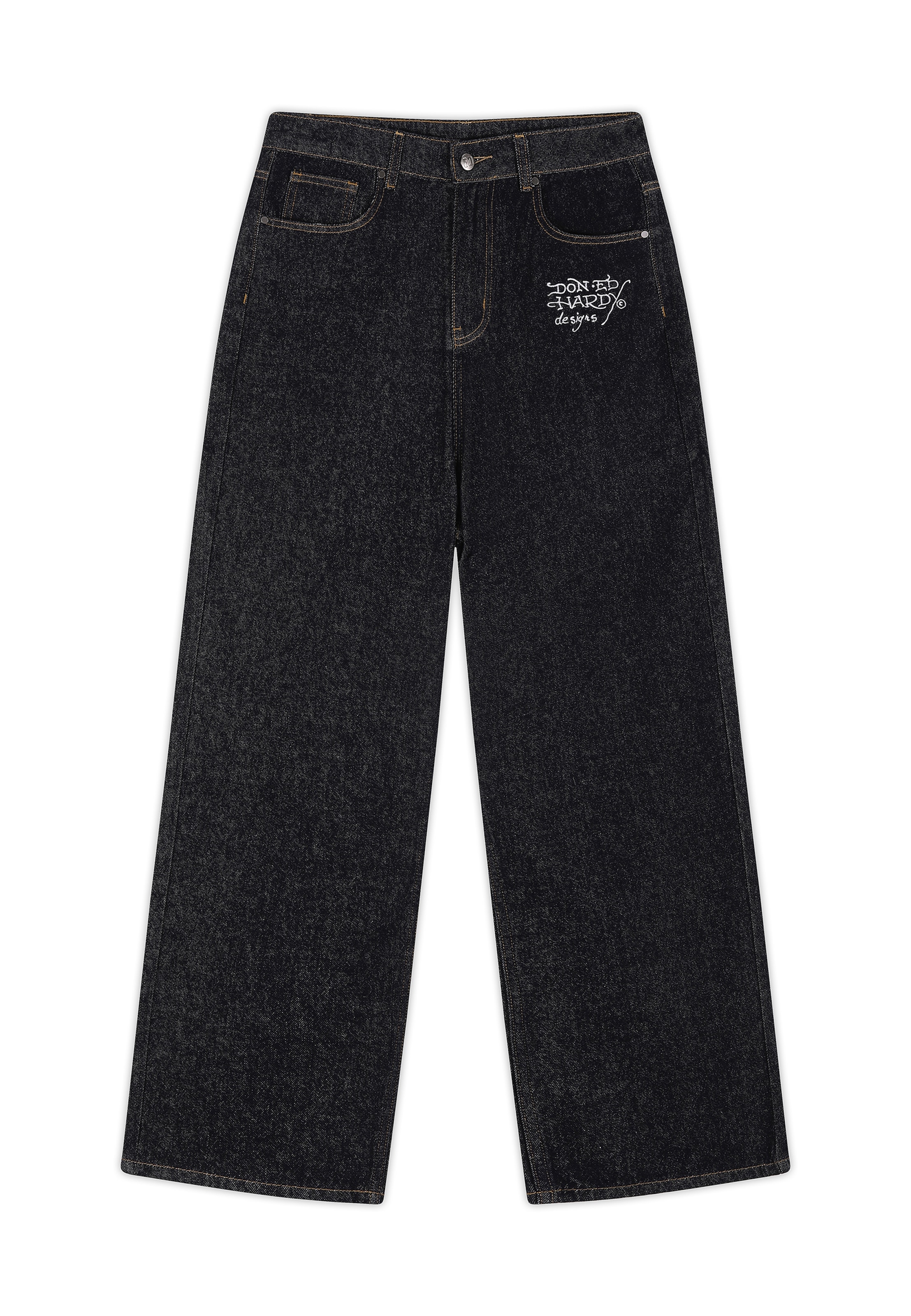Ed Hardy Jeans i 31-32 i mörkblå / jade / rosa / vit, Produktvy