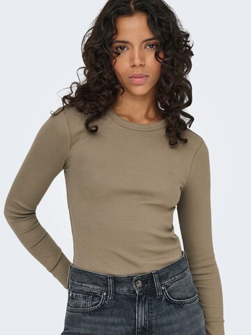 ONLY Shirt 'ONLVAL' in Brown