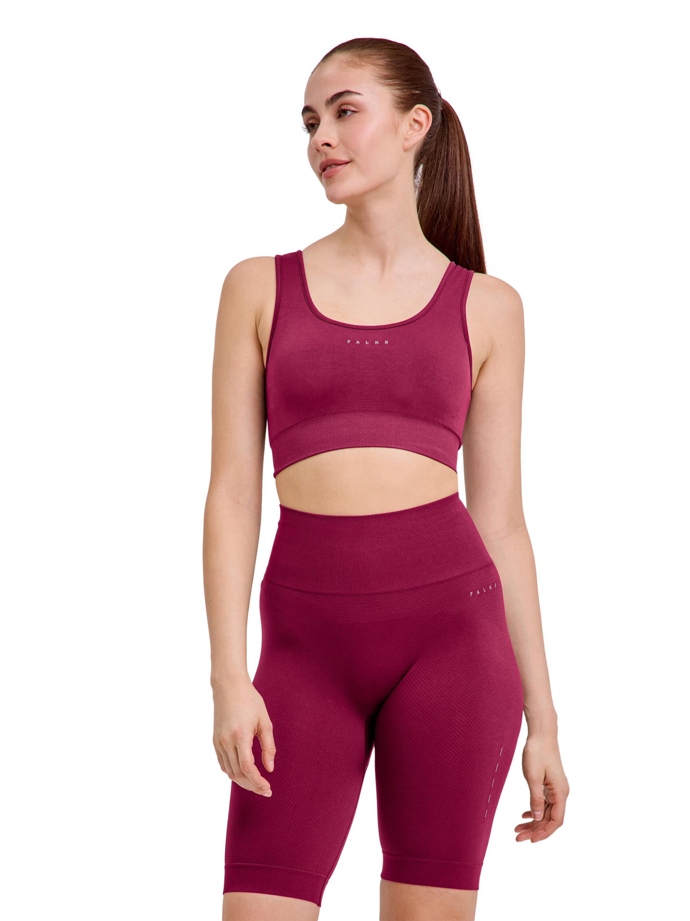 FALKE Sports Bra in Red: front
