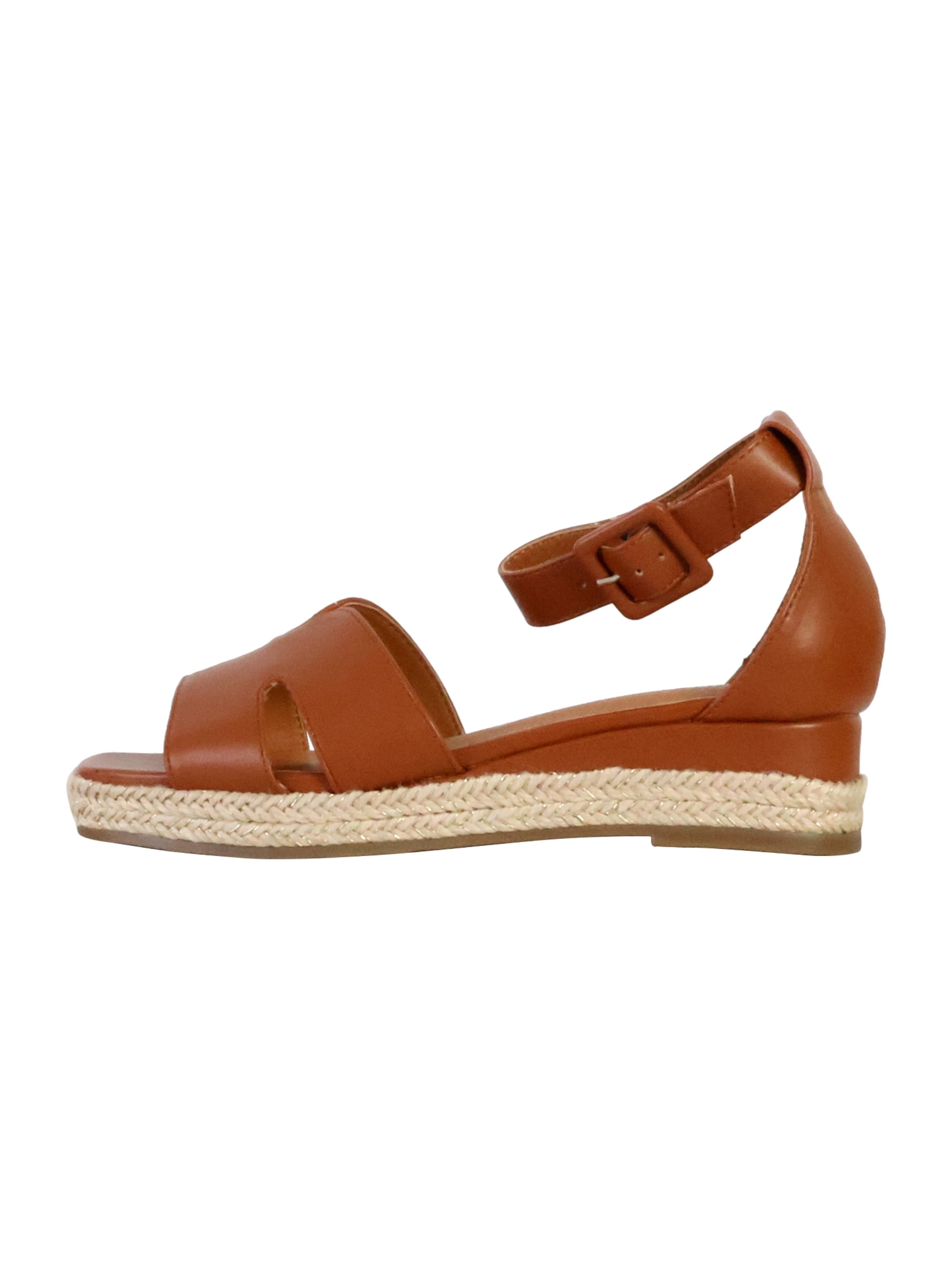 The Divine Factory Sandaal in Beige: voorkant