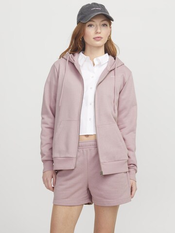 JJXX Sweatvest 'ABBIE' in Lila: voorkant