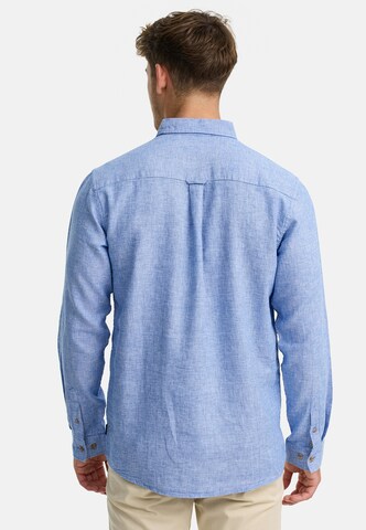 INDICODE JEANS Regular fit Button Up Shirt in Blue