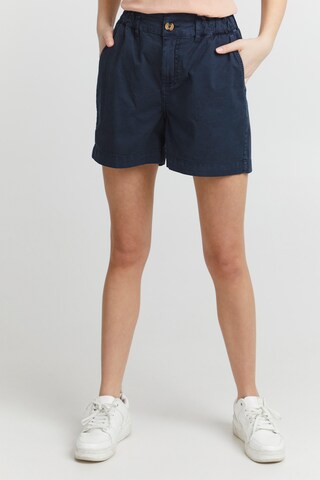 Oxmo Regular Pants 'Chai' in Blue: front