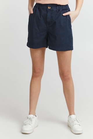 Oxmo Regular Chinoshorts 'Chai' in Blau: predná strana