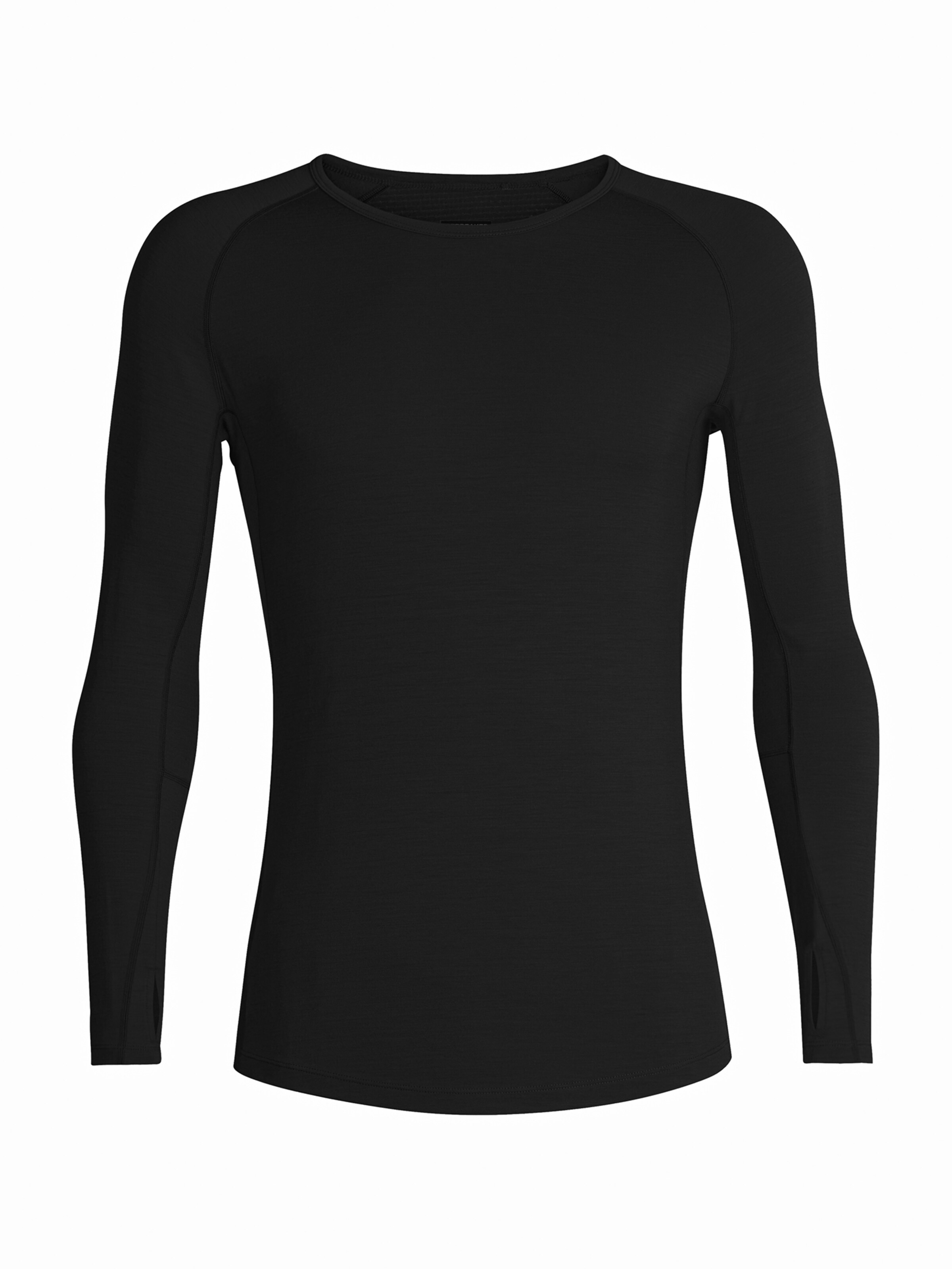 ICEBREAKERTehnička sportska majica '200 Zone' - crna boja: prednji dio