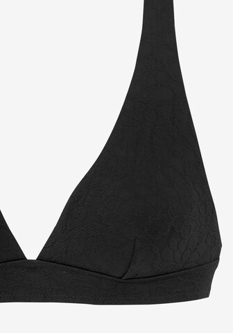 BUFFALO Triangle Bikini Top in Black