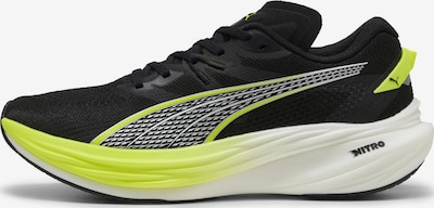 PUMA Juoksukengät 'Deviate Nitro 3' värissä neonvihreä / musta / valkoinen, Tuotenäkymä