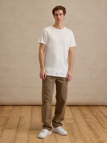 Regular Jeans cargo 'Bennet' DAN FOX APPAREL en marron