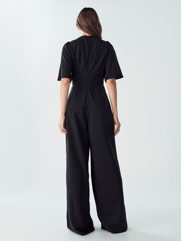 Willa Jumpsuit 'Omaha' in Schwarz: Rückseite