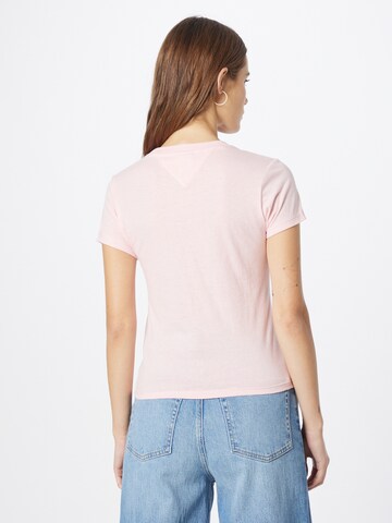 Maglietta di Tommy Jeans in rosa