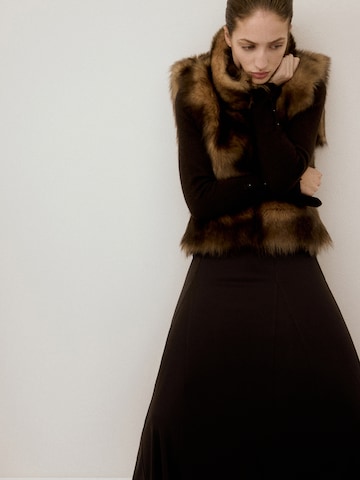 MANGO Sukně 'ODETTE' – hnědá