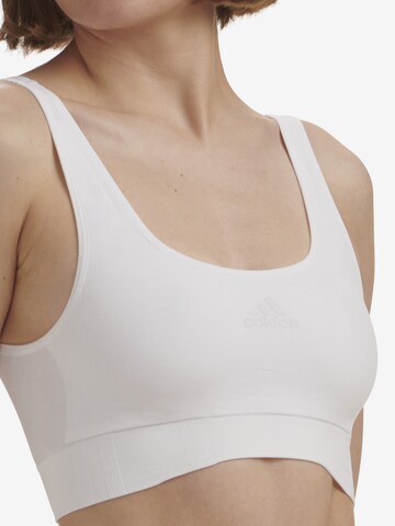 ADIDAS SPORTSWEAR Бюстие Спортен сутиен ' Sport Active 720 Seamless ' в бяло