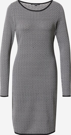 COMMA Kleid in grau / schwarz / offwhite, Produktansicht