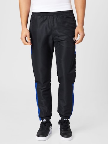Sergio Tacchini Tapered Sportbroek 'Abita' in Zwart: voorkant