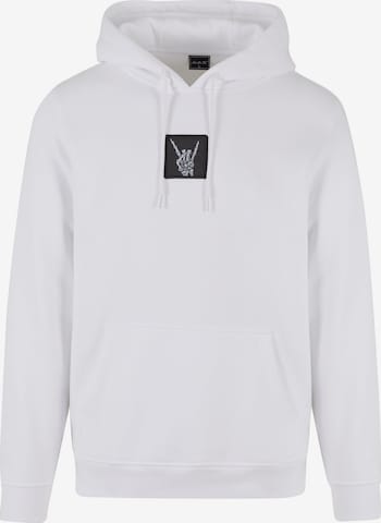 Mister Tee - Sudadera 'Skelett' en blanco: frente