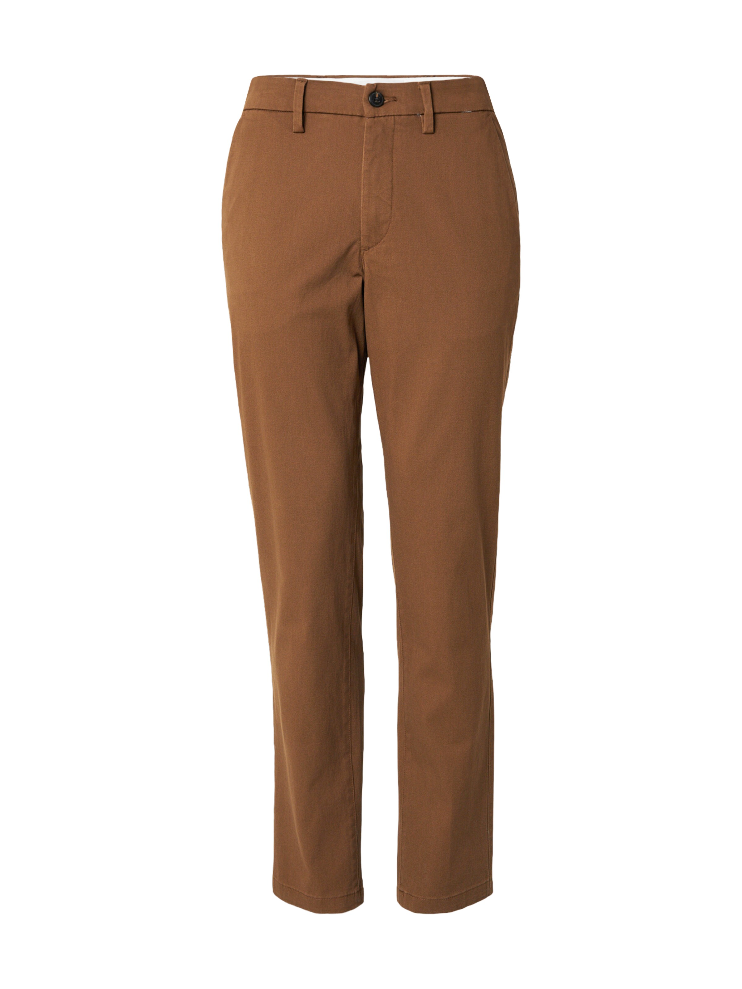 JACK & JONES Chino 'JPSTOLLIE DYLAN' in Bruin: voorkant