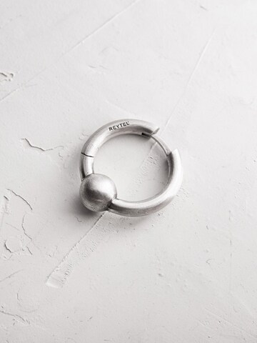 REYTEL Earring 'GRAVITY' in Silver: front