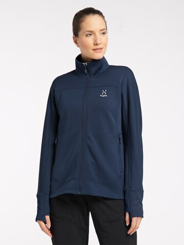 Haglöfs Athletic Fleece Jacket 'Betula' in Blue: front