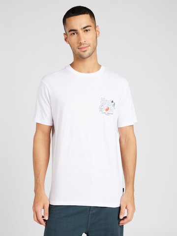 T-Shirt 'WORDED' BILLABONG en blanc : devant