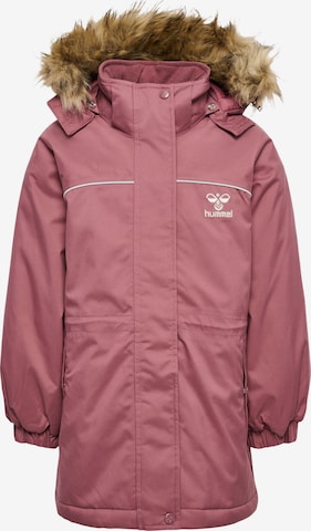 Hummel Outdoorjas in Roze: voorkant