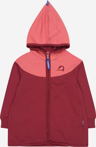 FINKID Zip-Up Hoodie in Pink: front