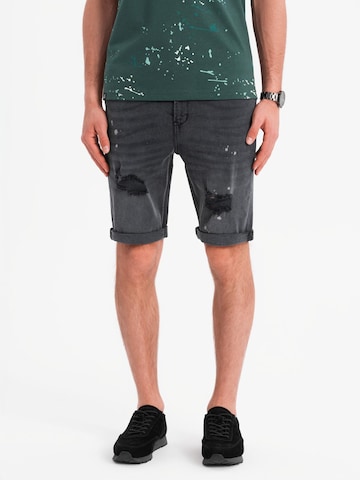 Ombre Regular Jeans in Grijs: voorkant