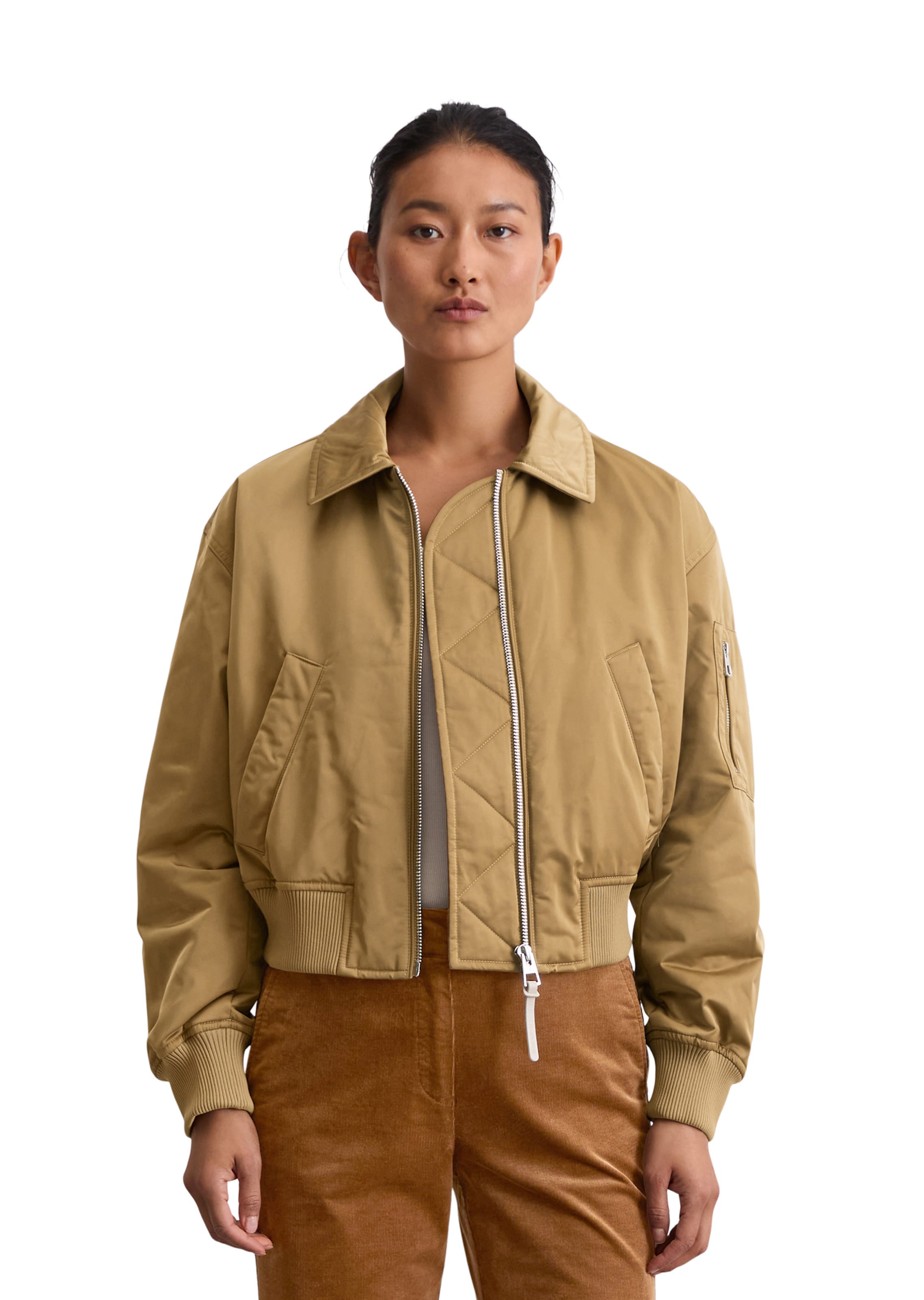 Marc O'Polo Between-season jacket in Beige: front