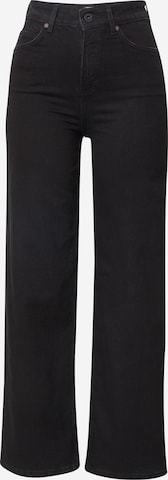 Marc O'Polo Wide leg Jeans in Zwart: voorkant