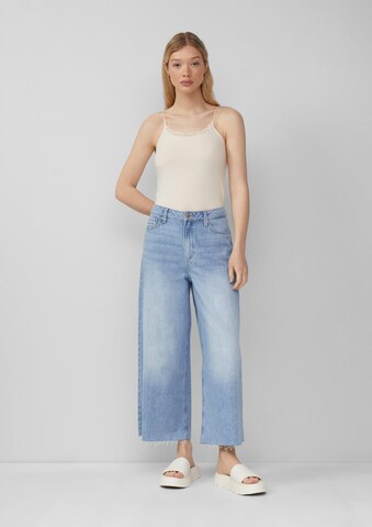 Wide Leg Jean 'Catie' QS en bleu