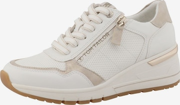 TOM TAILORNiske tenisice - bijela boja: prednji dio