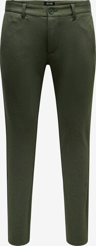 Only & Sons Regular Pants 'Mark' in Green: front