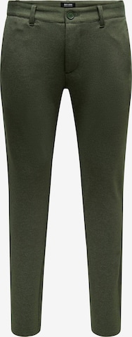 Only & Sons Regular Pants 'Mark' in Green: front