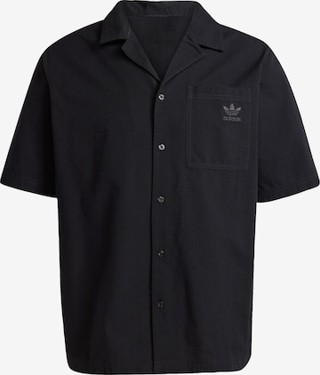 ADIDAS ORIGINALS Hemd 'Essentials' in Schwarz: Vorderseite