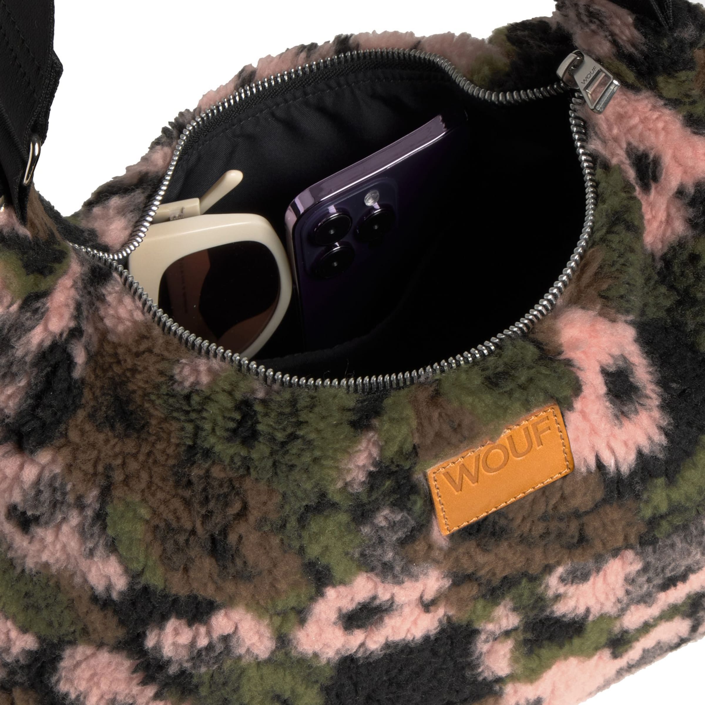 Sac à bandoulière Wouf en mélange de couleurs