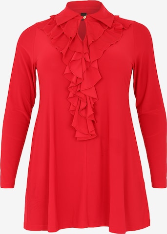 Yoek Tunic in Red: front