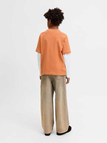 Jack & Jones Junior Sweatshirt 'JCOECHO' in Orange