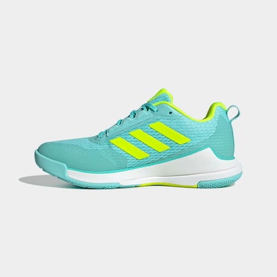 ADIDAS PERFORMANCE Athletic Shoes in Light blue / Neon green / White, Item view