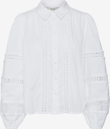 VERO MODA Bluse 'NATALIA' in Weiß: predná strana