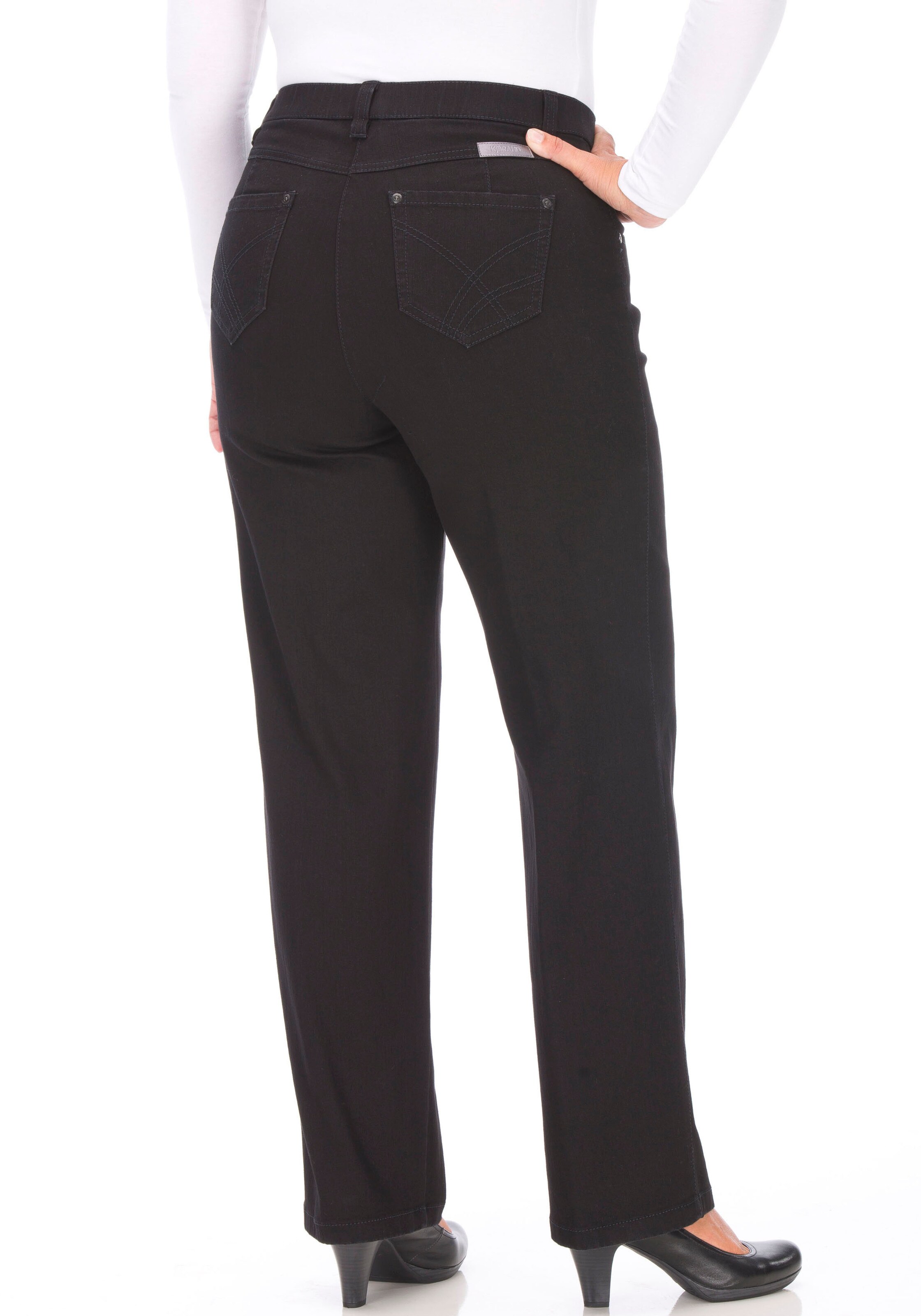 KjBRAND Regular Jeans in Schwarz