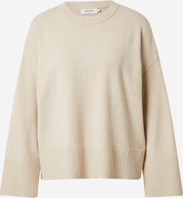 MSCH COPENHAGEN Sweater 'Odanna' in Beige: front