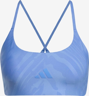 ADIDAS PERFORMANCE Спортивный бюстгальтер в Синий: спереди