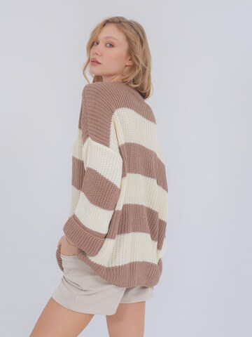 FRESHLIONS Sweater ' Diana ' in Beige