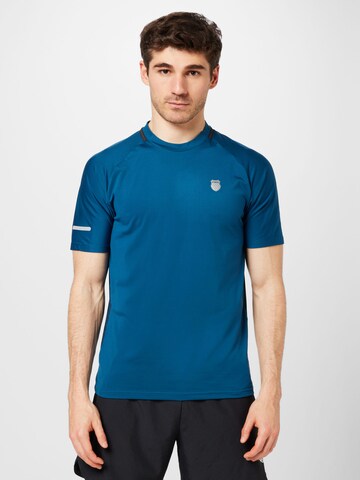 K-Swiss Performance Sportshirt 'HYPERCOURT' in Blau: predná strana