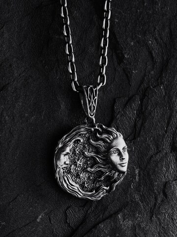 REYTEL Anhänger 'SUN and MOON' in Silber