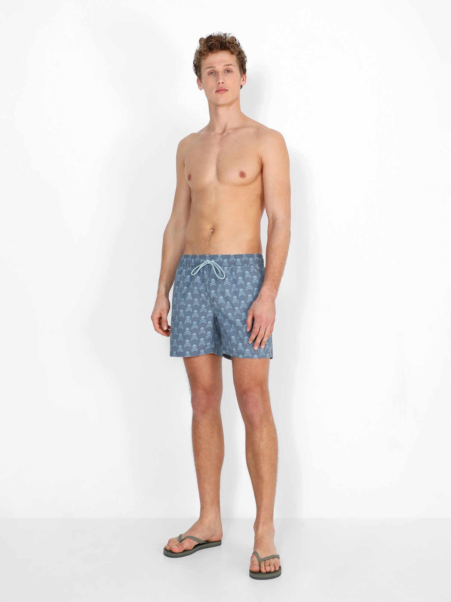 Abbigliamento Uomo Scalpers Pantaloncini da bagno in Blu Colomba, Blu Fumo 