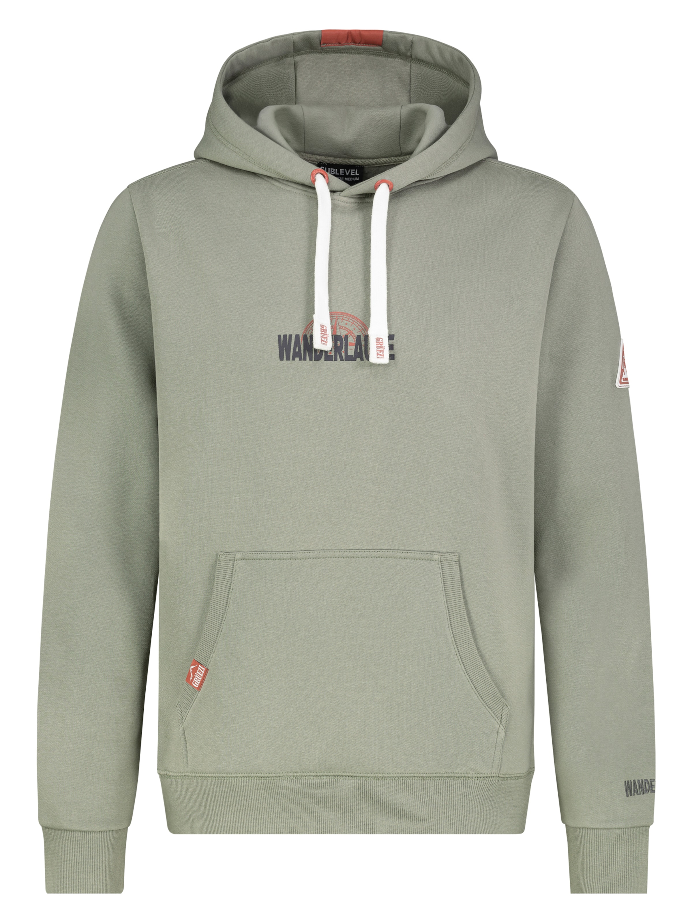 Sublevel Sweatshirt in Grün: Vorderseite