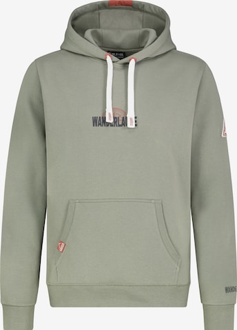 Sublevel Sweatshirt in Grün: Vorderseite