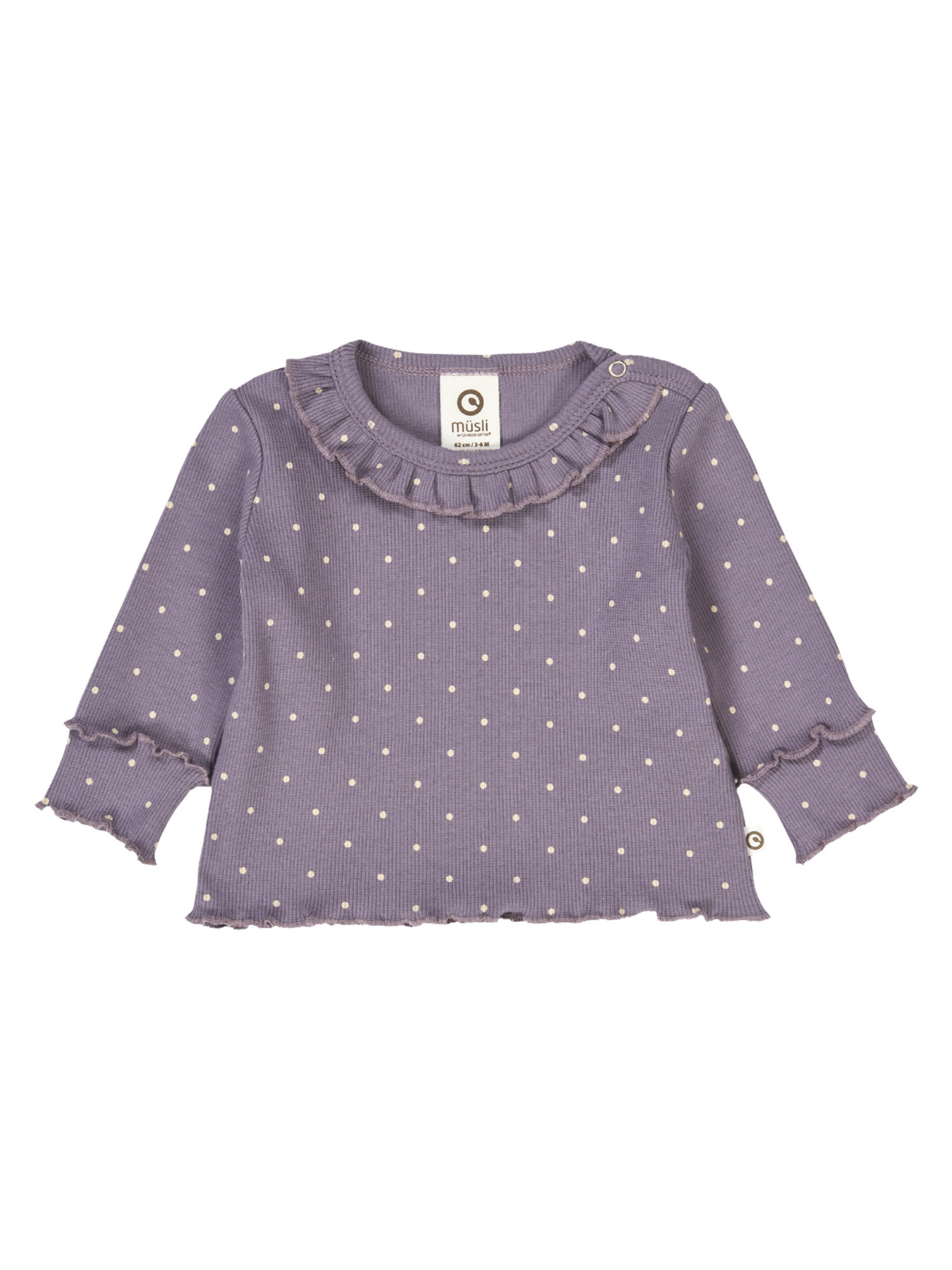 Müsli by GREEN COTTON - Camisola em roxo: frente