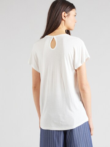 T-shirt 'FLORA' ONLY en blanc